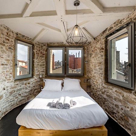 Sky'Room - Jacuzzi & Vue - Vieux ลียง ภายนอก รูปภาพ